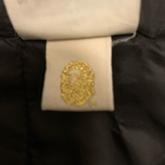BAPE 1st Camo Long Length MA 1 Jacket Yellow - Picture 4 of 6